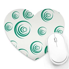 Rounder V Heart Mousepads by anthromahe