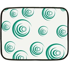 Rounder V Double Sided Fleece Blanket (mini)  by anthromahe