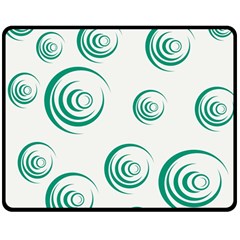 Rounder V Double Sided Fleece Blanket (medium)  by anthromahe