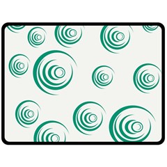 Rounder V Double Sided Fleece Blanket (large)  by anthromahe