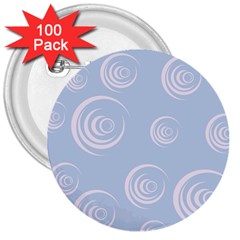 Rounder Vii 3  Buttons (100 Pack)  by anthromahe