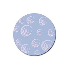 Rounder Vii Rubber Round Coaster (4 Pack)  by anthromahe