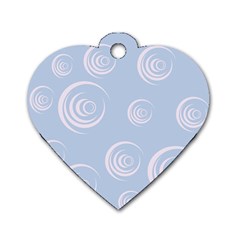 Rounder Vii Dog Tag Heart (one Side) by anthromahe