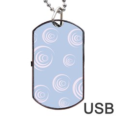 Rounder Vii Dog Tag Usb Flash (one Side) by anthromahe