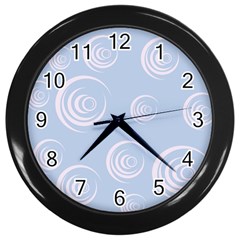 Rounder Vii Wall Clock (black) by anthromahe