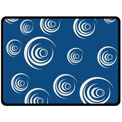 Rounder Viii Fleece Blanket (large)  by anthromahe