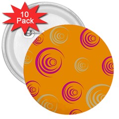 Rounder IX 3  Buttons (10 pack) 