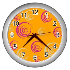 Rounder IX Wall Clock (Silver)