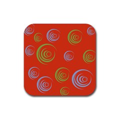 Rounder X Rubber Coaster (square)  by anthromahe