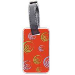 Rounder X Luggage Tag (one Side) by anthromahe