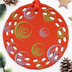 Rounder X Ornament (round Filigree)