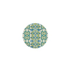 Colored Geometric Ornate Patterned Print 1  Mini Buttons by dflcprintsclothing