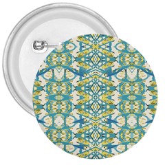 Colored Geometric Ornate Patterned Print 3  Buttons by dflcprintsclothing