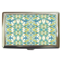 Colored Geometric Ornate Patterned Print Cigarette Money Case