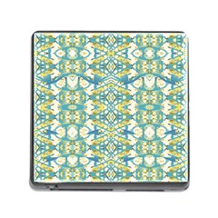 Colored Geometric Ornate Patterned Print Memory Card Reader (square 5 Slot) by dflcprintsclothing