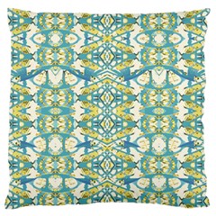 Colored Geometric Ornate Patterned Print Standard Flano Cushion Case (two Sides)