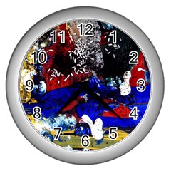 Holidays 1 1 Wall Clock (silver) by bestdesignintheworld