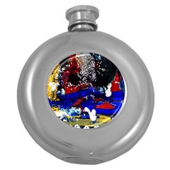 Holidays 1 1 Round Hip Flask (5 Oz) by bestdesignintheworld