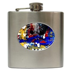 Holidays 1 1 Hip Flask (6 Oz) by bestdesignintheworld