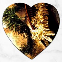 Christmas Tree  1 2 Jigsaw Puzzle (heart) by bestdesignintheworld