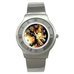 Christmas Tree  1 2 Stainless Steel Watch by bestdesignintheworld