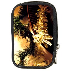 Christmas Tree  1 2 Compact Camera Leather Case by bestdesignintheworld