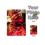 Christmas Tree  1 3 Playing Cards 54 Designs (Mini) Front - Heart8