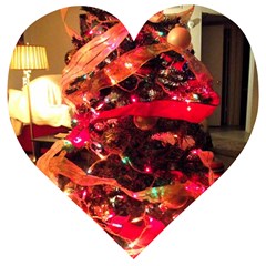 Christmas Tree  1 3 Wooden Puzzle Heart