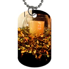 Christmas Tree  1 1 Dog Tag (two Sides)