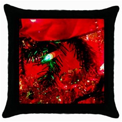 Christmas Tree  1 5 Throw Pillow Case (black) by bestdesignintheworld