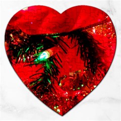 Christmas Tree  1 5 Jigsaw Puzzle (heart) by bestdesignintheworld