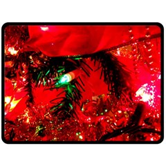 Christmas Tree  1 5 Fleece Blanket (large)  by bestdesignintheworld