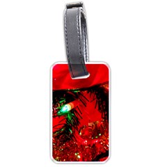 Christmas Tree  1 5 Luggage Tag (one Side) by bestdesignintheworld