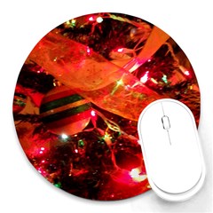 Christmas Tree  1 8 Round Mousepads by bestdesignintheworld