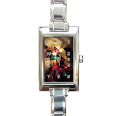 Christmas Tree  1 9 Rectangle Italian Charm Watch by bestdesignintheworld