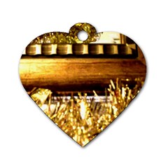 Christmas Tree  1 11 Dog Tag Heart (one Side) by bestdesignintheworld