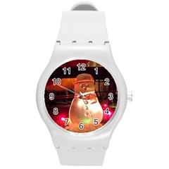 Christmas Tree  1 12 Round Plastic Sport Watch (m) by bestdesignintheworld