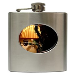 Christmas Tree  1 16 Hip Flask (6 Oz)