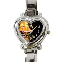 Christmas Tree  1 16 Heart Italian Charm Watch