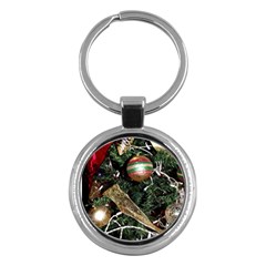 Christmas Tree  1 19 Key Chain (round) by bestdesignintheworld