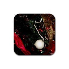 Christmas Tree  1 20 Rubber Square Coaster (4 Pack)  by bestdesignintheworld