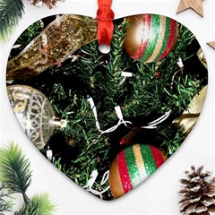 Christmas Tree  1 21 Heart Ornament (two Sides) by bestdesignintheworld