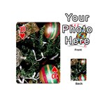 Christmas Tree  1 21 Playing Cards 54 Designs (Mini) Front - Heart10