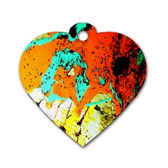 Fragrance Of Kenia 8 Dog Tag Heart (two Sides) by bestdesignintheworld