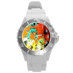 Fragrance Of Kenia 8 Round Plastic Sport Watch (l) by bestdesignintheworld