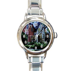 Hot Day In Dallas 53 Round Italian Charm Watch by bestdesignintheworld