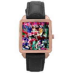 Combat Trans 1 Rose Gold Leather Watch  by bestdesignintheworld