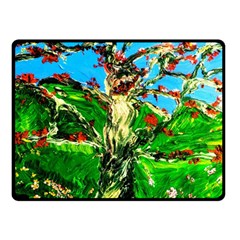 Coral Tree 2 Double Sided Fleece Blanket (small)  by bestdesignintheworld