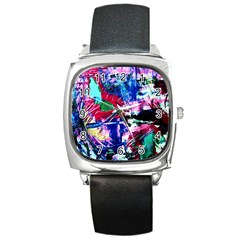 Combat Trans 6 Square Metal Watch by bestdesignintheworld