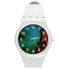 Ceramics Of Ancient Land 10 Round Plastic Sport Watch (m) by bestdesignintheworld